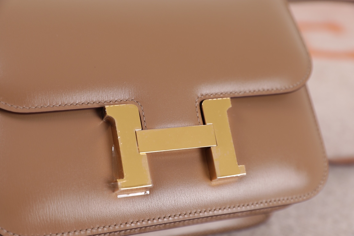 에르메스 콘스탄스18 바이컬러 브라운 금장